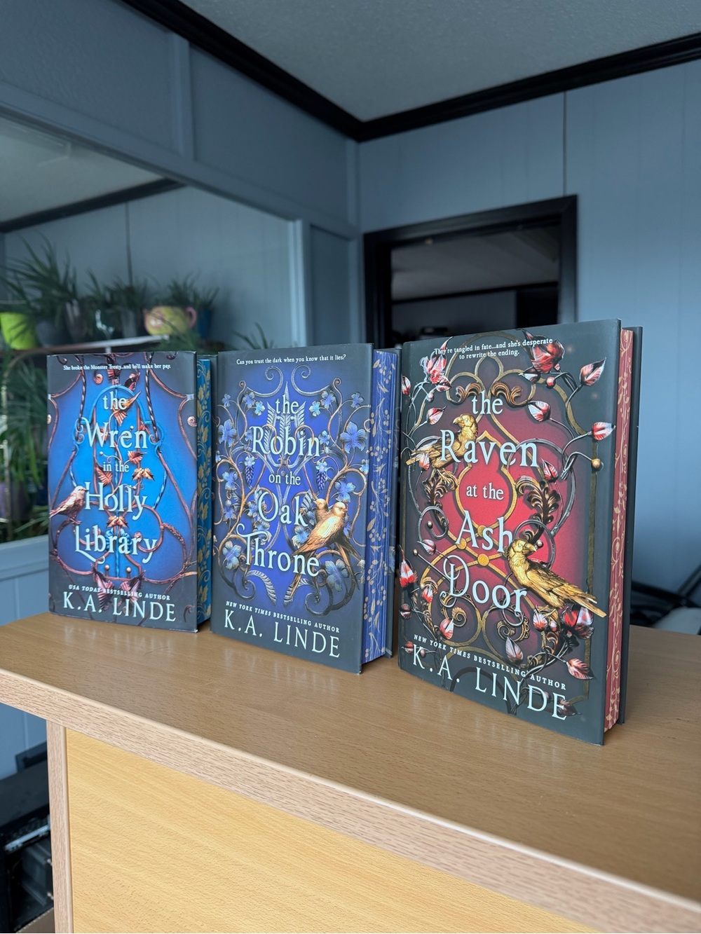 KA Linde The Oak & Holly Cycle Hardcover Books with Sprayed Edges